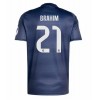 Real Madrid Brahim Diaz #21 Bortedrakt 2025-26 Kortermet